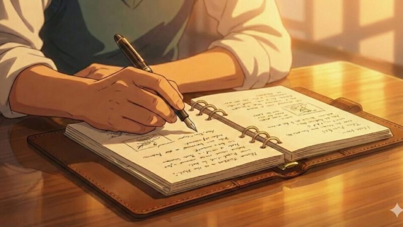 PLOTTERと5mm方眼。1日1行、自分をプロットし直すための「習慣」の記録。 